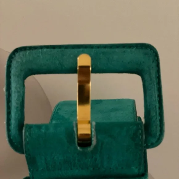 Vintage 80’s Green Suede Belt - Picture 9 of 10